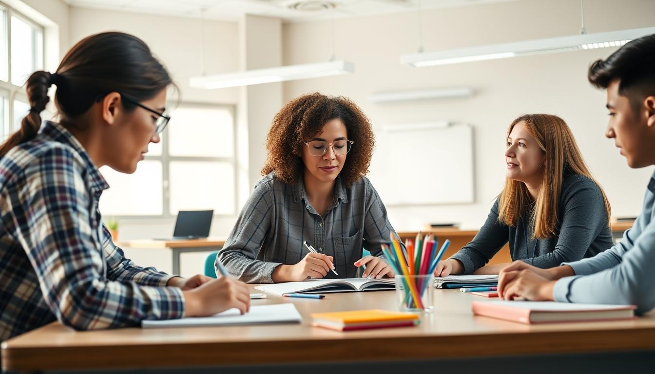 University campus and academic environment in Madrid